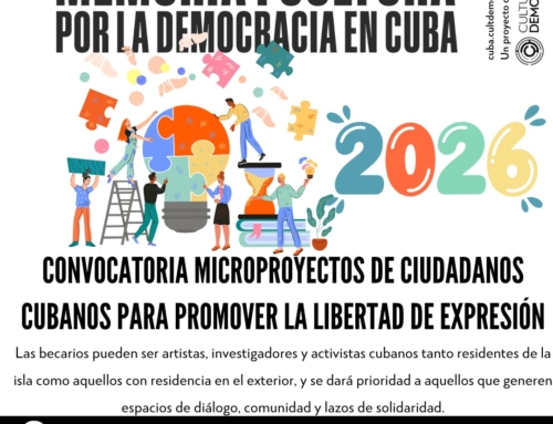 Convocatoria Microproyectos de Artistas Cubanos para Promover la Libertad de Expresión