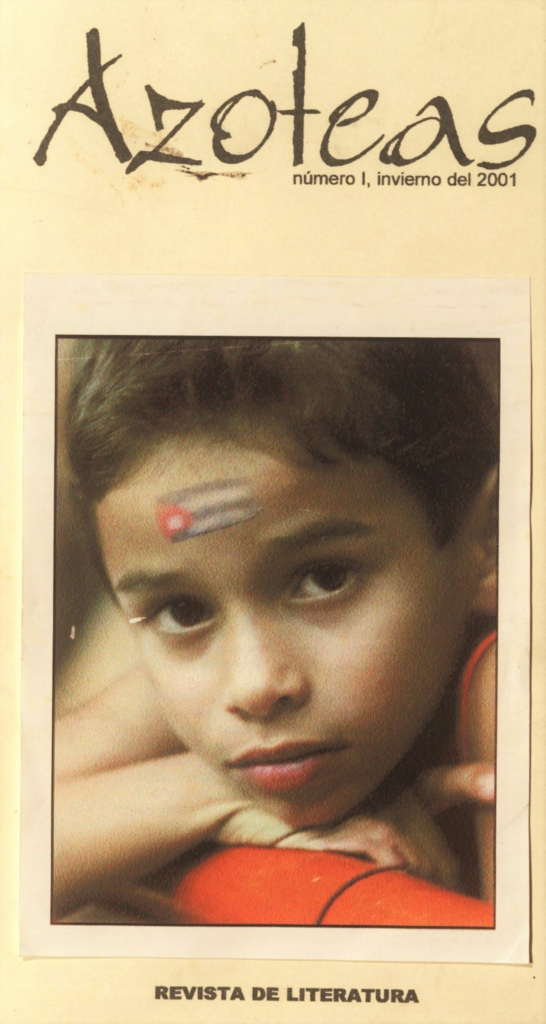 Cubierta de la Revista Azoteas, no. 1, 2001.