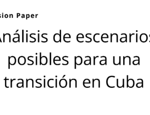Análisis de escenarios posibles para una transición en Cuba