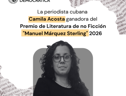 Camila Acosta gana el Premio de Literatura de No Ficción “Manuel Márquez Sterling” 2026